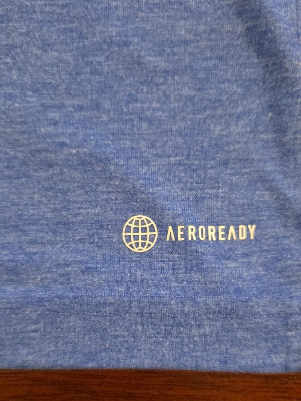 Adidas Short-Sleeve Heather Navy Athletic Tee Size L - Picture 7 of 10